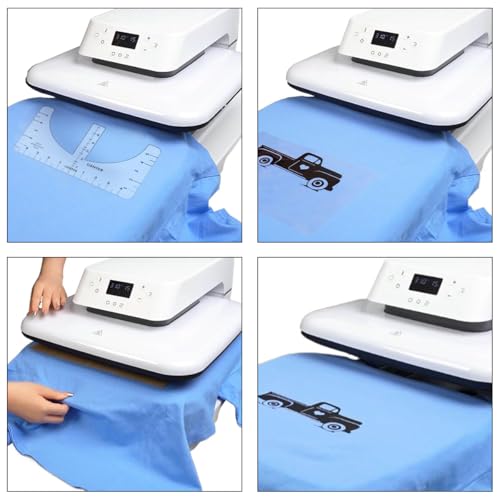 HASTHIP® 10PCS Tshirt Ruler Guide for Vinyl Alignment and Center Designs PVC Measurement Template T shirt Sewing Supplies Tool Placement for Heat Press and Cricut Clear HASTHIP® 10PCS Tshirt Ruler Guide for Vinyl Alignment and Center Designs PVC Measurement Template T shirt Sewing Supplies Tool Placement for Heat Press and Cricut Clear